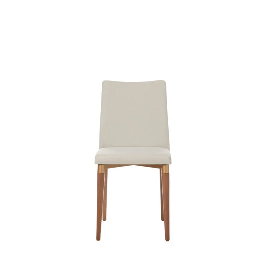 Homedock Cadeira Iron – Natural c/ Linho Off White – Dourado Móveis Provincia