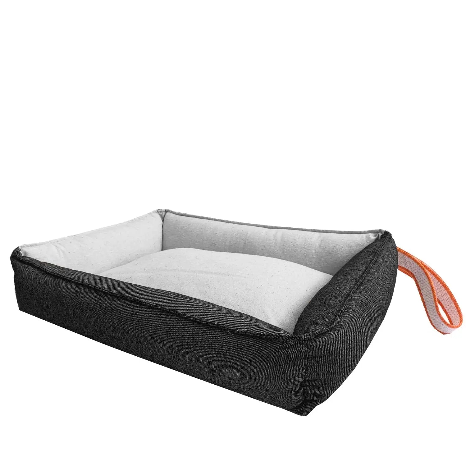 Homedock Cama Pet Pug Cinza e Preto 55 cm Pet