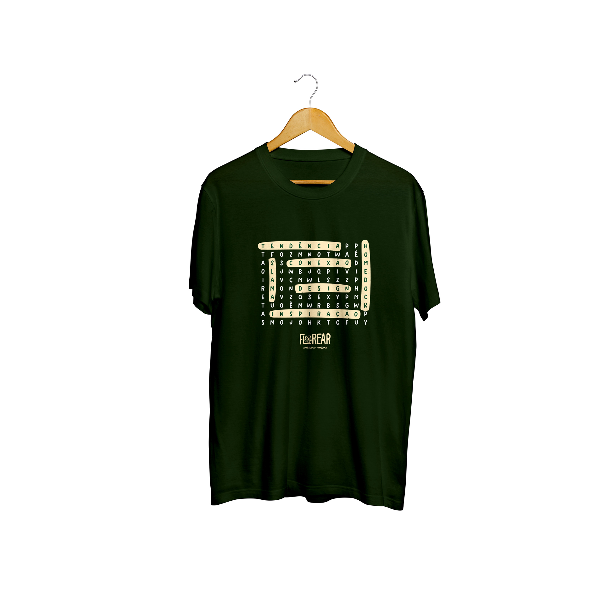 Homedock Camiseta Florear G - Verde A Plumari