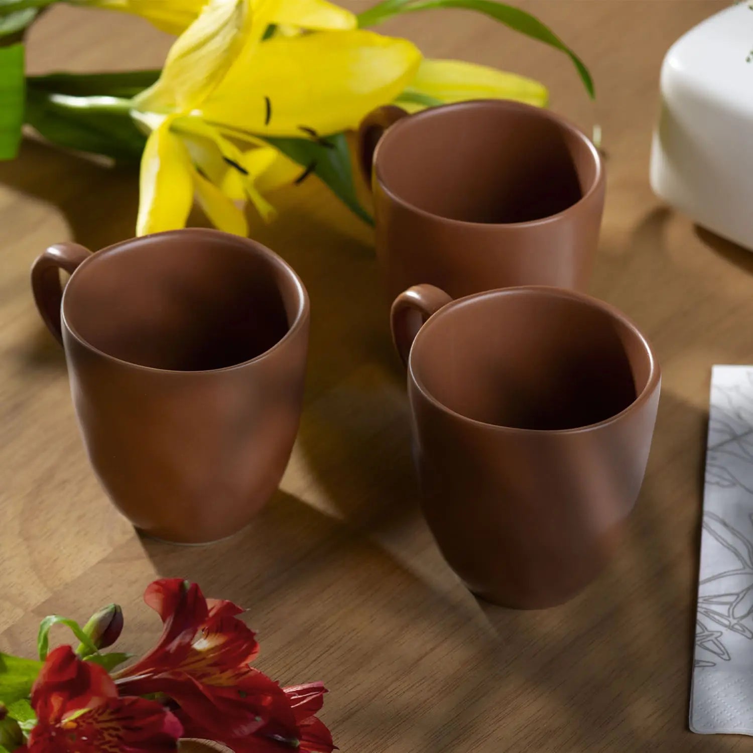 Homedock Caneca Orgânica Florear - Terracota Porto Brasil