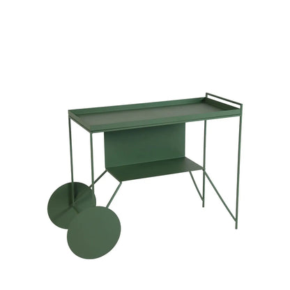 Homedock Carrinho Bar de Metal Tanner 103 cm - Verde Militar Linee