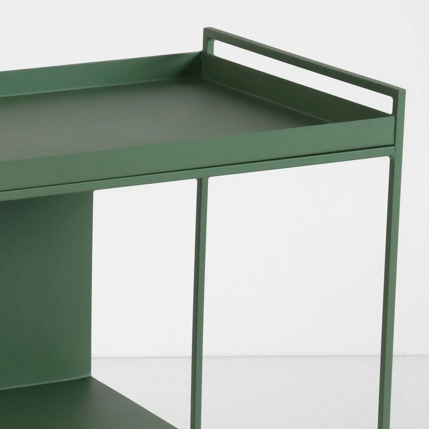 Homedock Carrinho Bar de Metal Tanner 103 cm - Verde Militar Linee