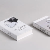 Homedock Conjunto Book Box Moda Branca 35 cm Decoratta