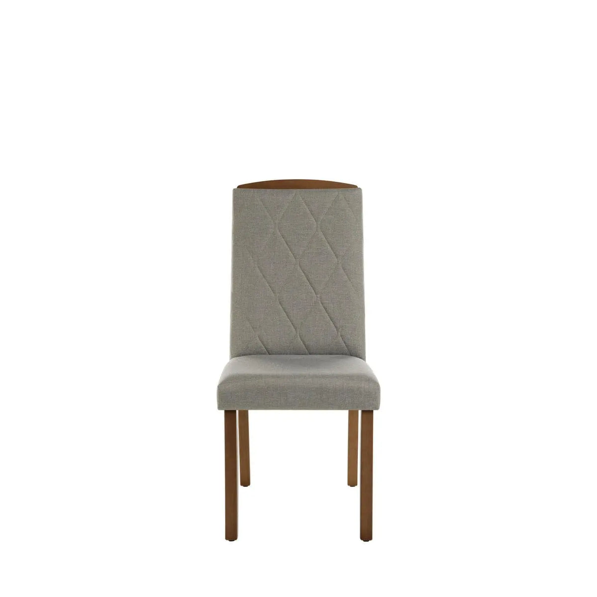 Homedock Conjunto de 2 Cadeiras Daisy Linho - Carbono - Natural Moveis