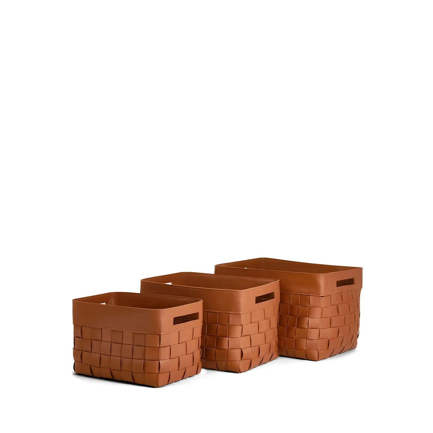 Homedock Conjunto de 3 Cestos Sean – Caramelo Mart