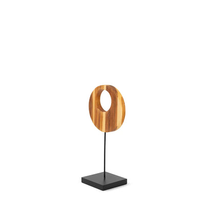 Homedock Escultura Decorativa em Madeira Olim Natural 32 cm Devitro