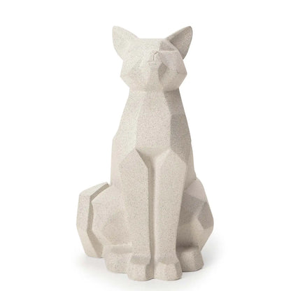 Homedock Escultura Gato de Poliresina Bastet Cinza 23 cm Mart