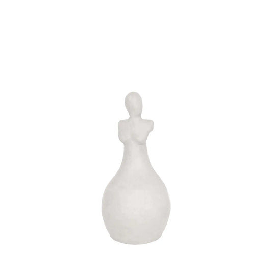 Homedock Escultura Giana 25 cm – Branco Grillo