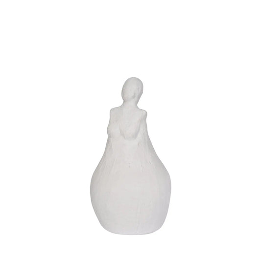 Homedock Escultura Giana 30 cm – Branco Grillo