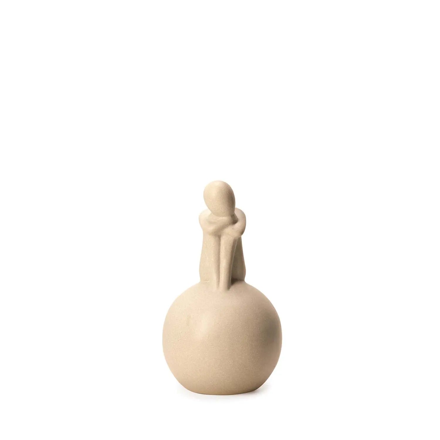 Homedock Escultura de Cerâmica Holt Cinza 23 cm Mart