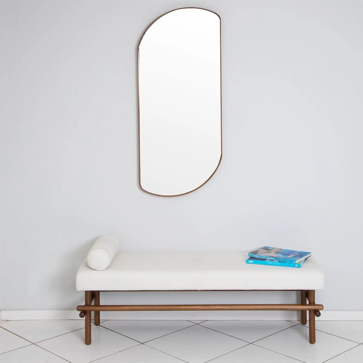 Homedock Espelho Decorativo Vercelli 120 cm  Mel Fratter