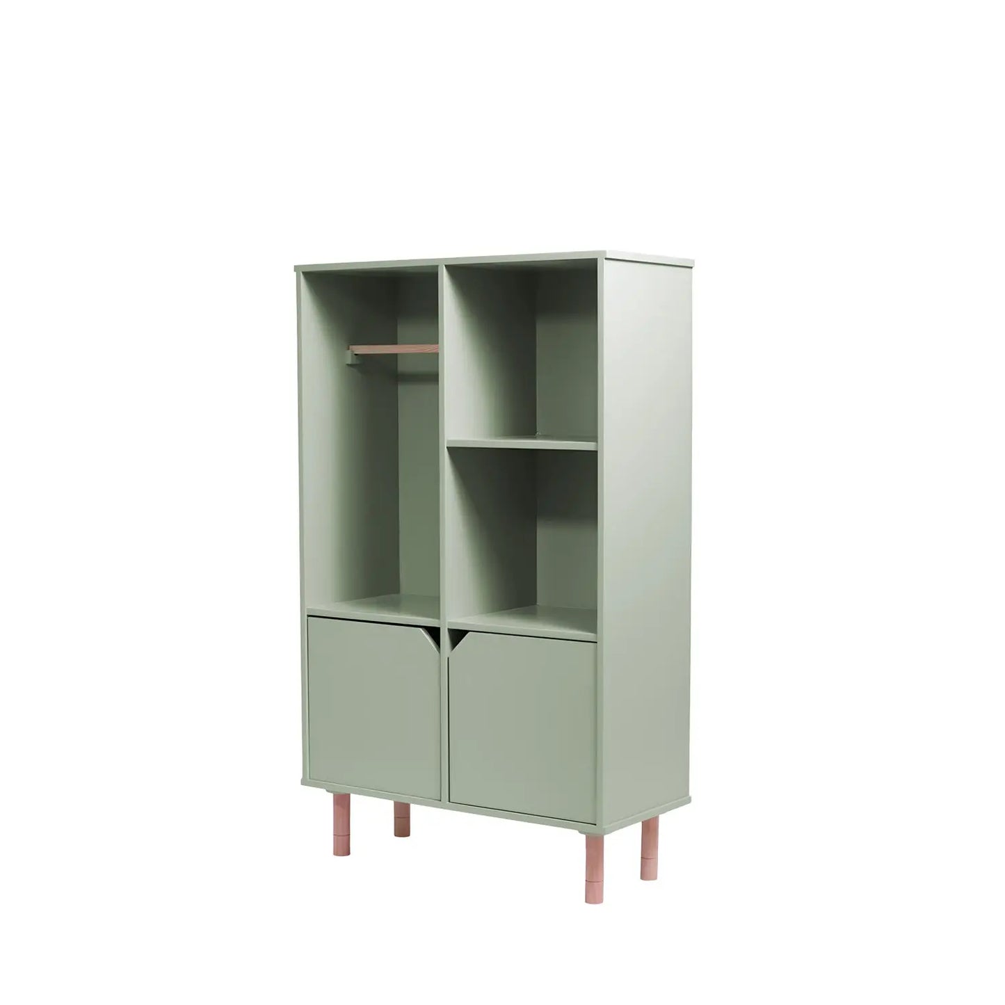 Homedock Guarda Roupa Montessoriano com 2 Portas Lira - Menta Decoratta