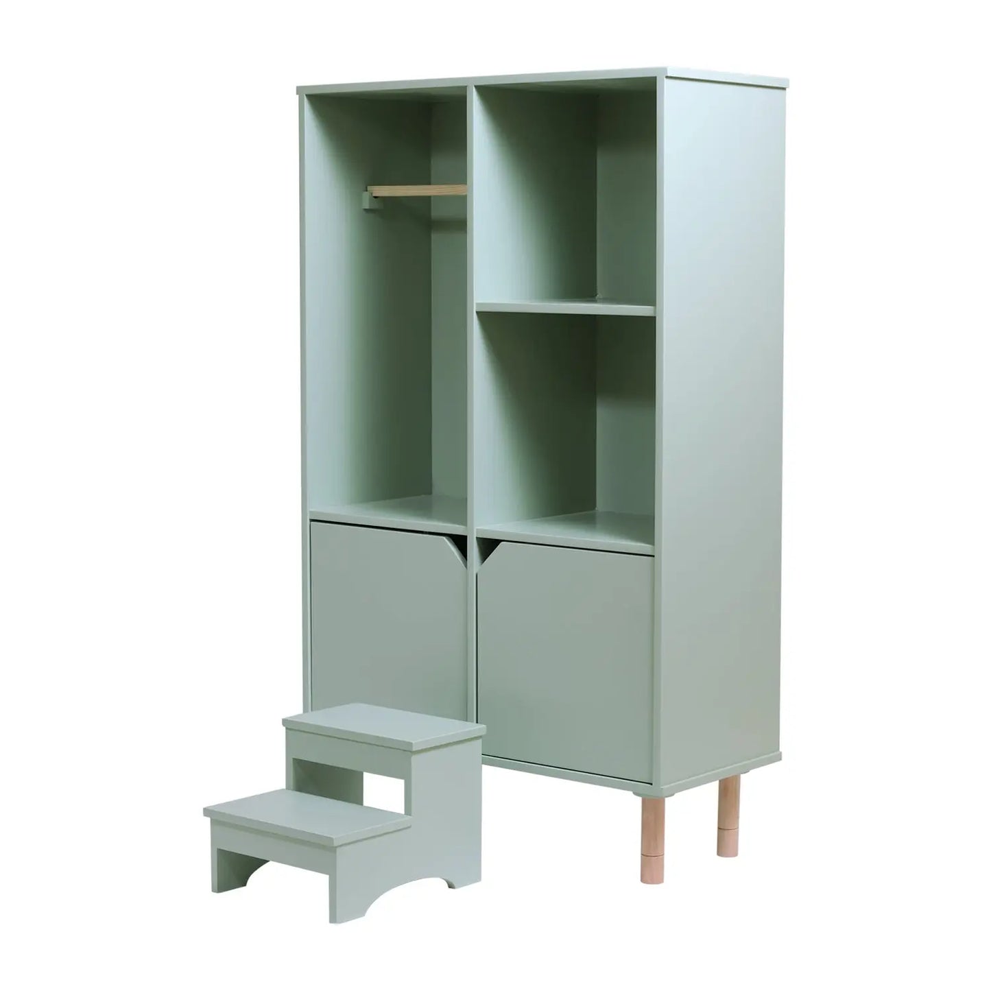 Homedock Guarda Roupa Montessoriano com 2 Portas Lira - Menta Decoratta