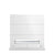 Home para TV até 65” 2 Gavetas 7 Prateleiras Ocean 183 cm - Branco Gloss