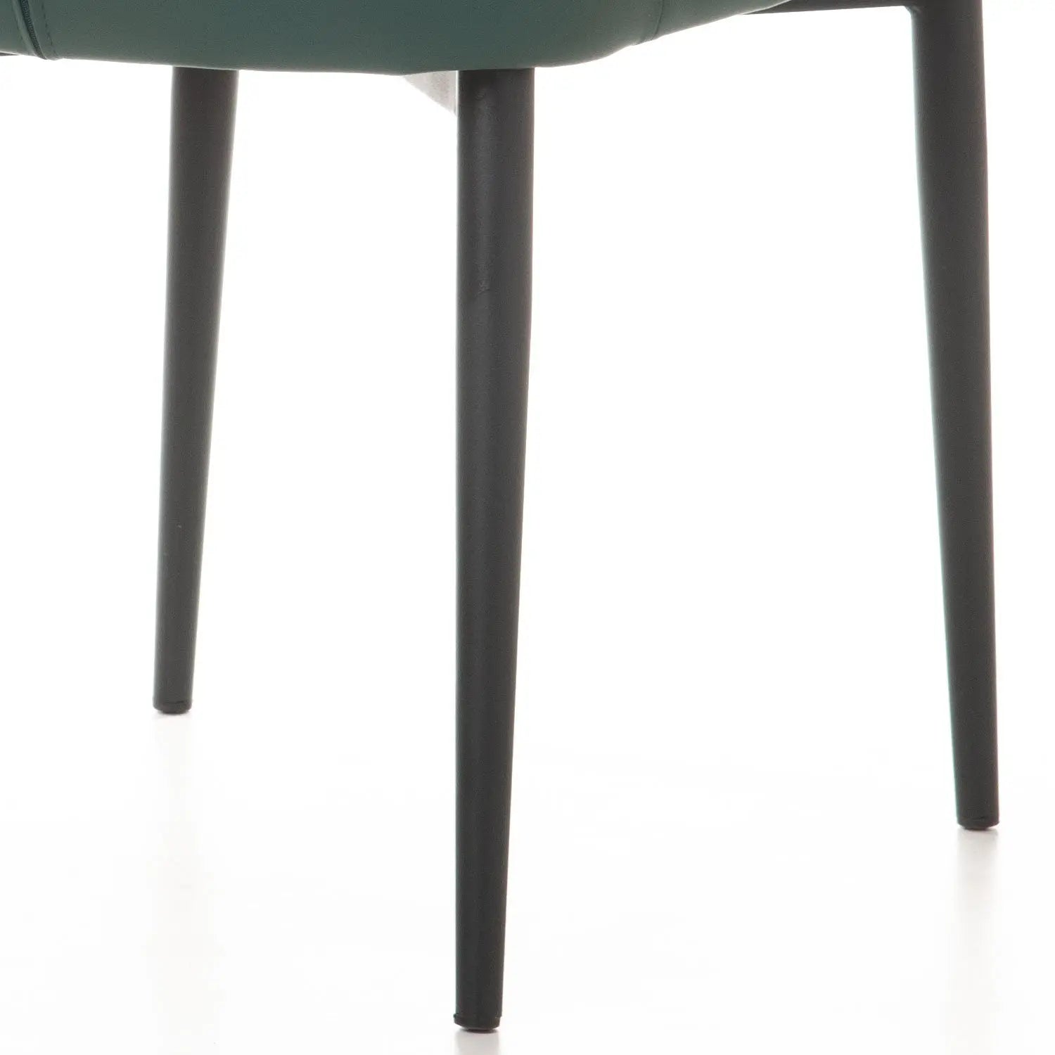 Homedock Kit com 2 Cadeiras Cyntia - PU Verde Juniper c/ Preto Dowell