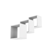 Homedock Kit de 3 Nichos Fany - Branco Fosco Reller