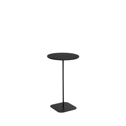 Homedock Mesa Lateral c/ Vidro Kael 56 cm  Preto Fratter