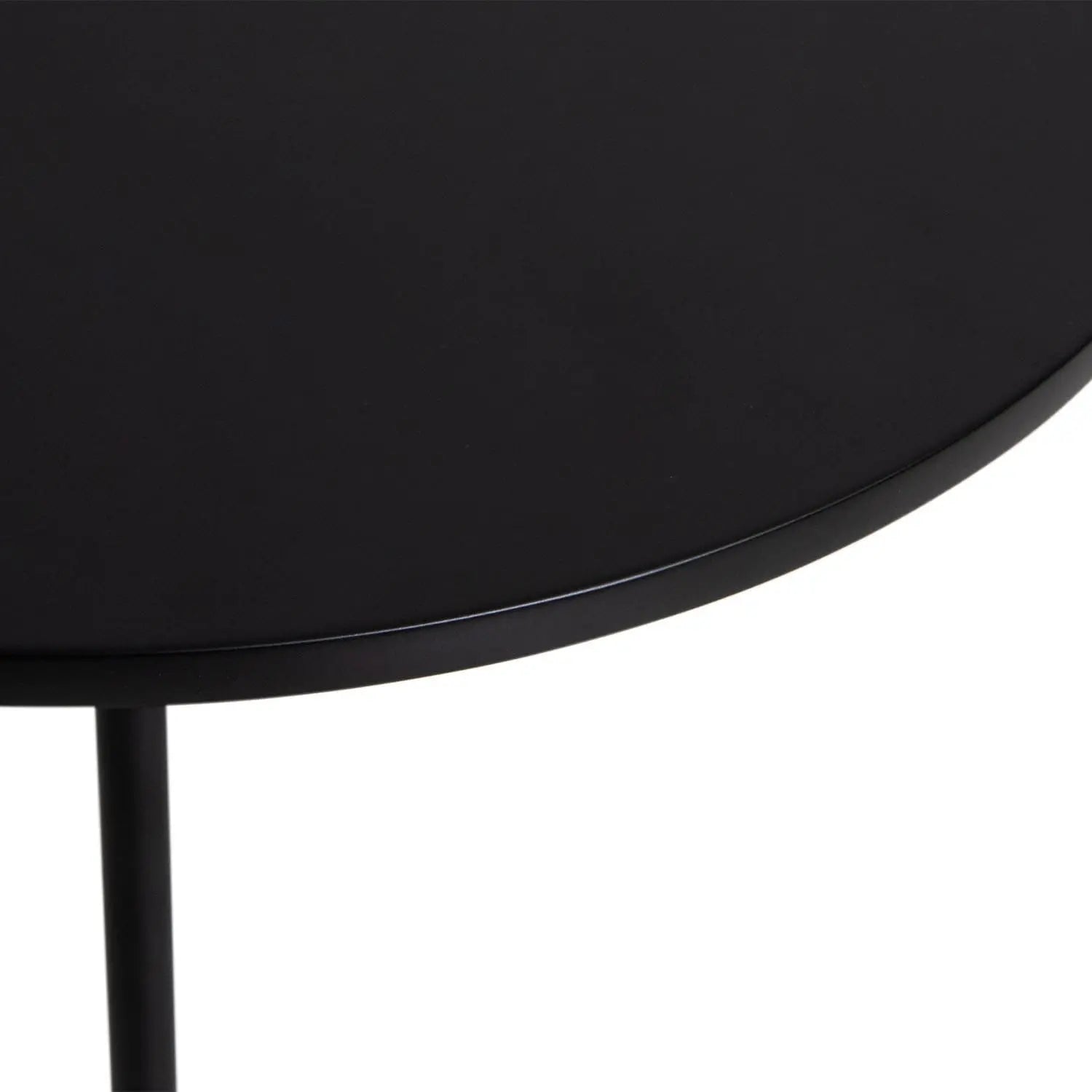 Homedock Mesa Lateral c/ Vidro Kael 56 cm  Preto Fratter