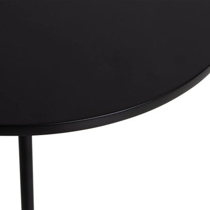 Homedock Mesa Lateral c/ Vidro Kael 56 cm  Preto Fratter