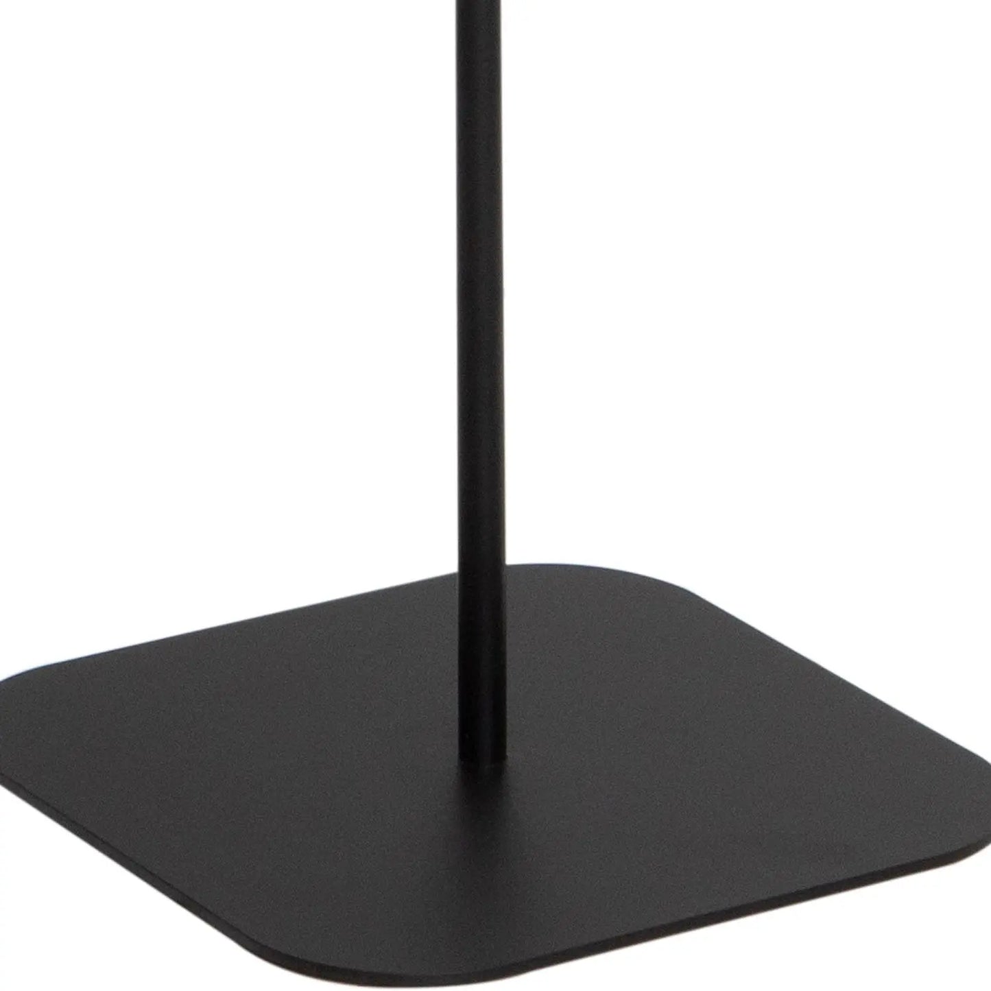 Homedock Mesa Lateral c/ Vidro Kael 56 cm  Preto Fratter