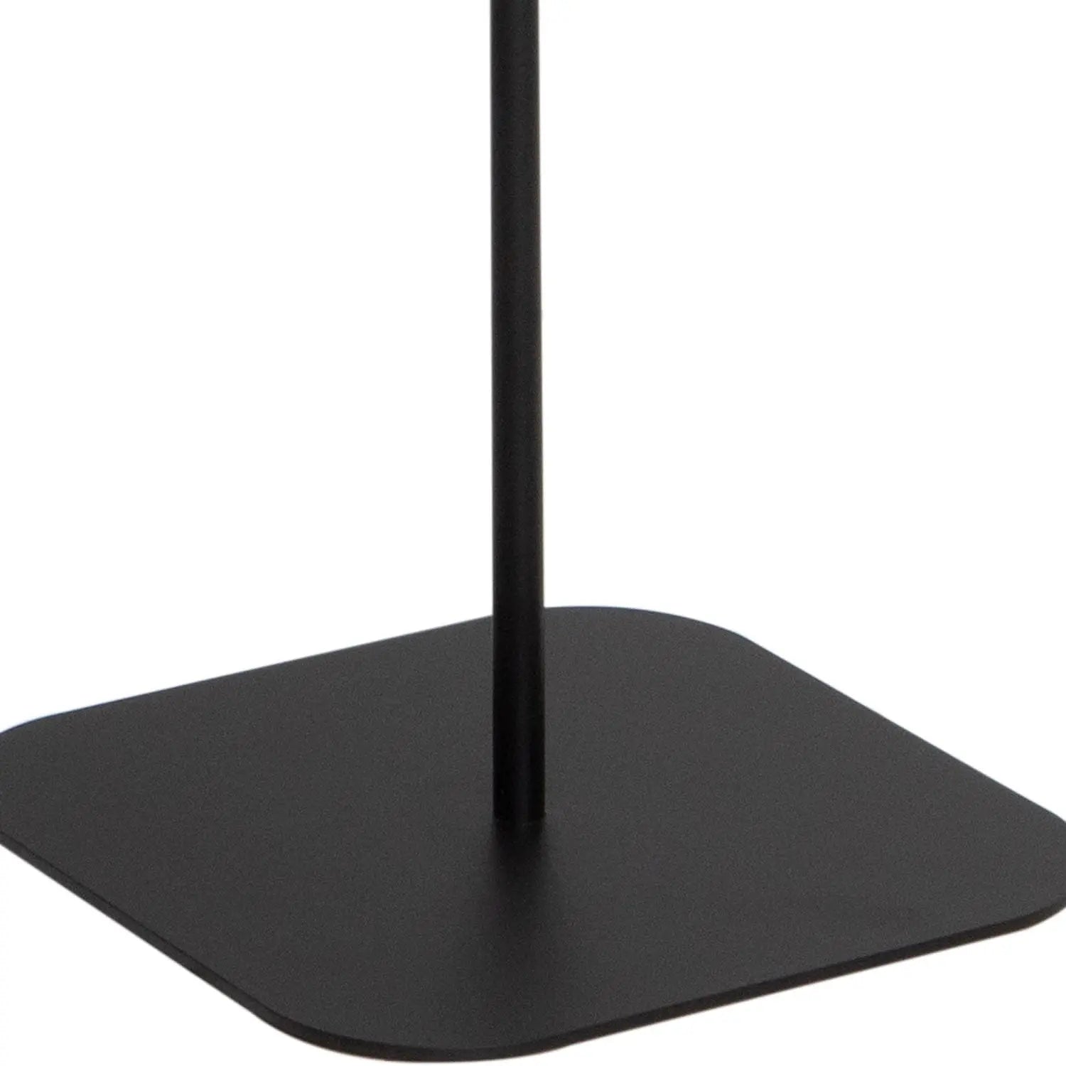 Homedock Mesa Lateral c/ Vidro Kael 56 cm  Preto Fratter
