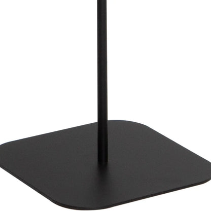 Homedock Mesa Lateral c/ Vidro Kael 56 cm  Preto Fratter