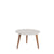 Mesa de Centro Astrid 59 cm - Natural c/ Off White