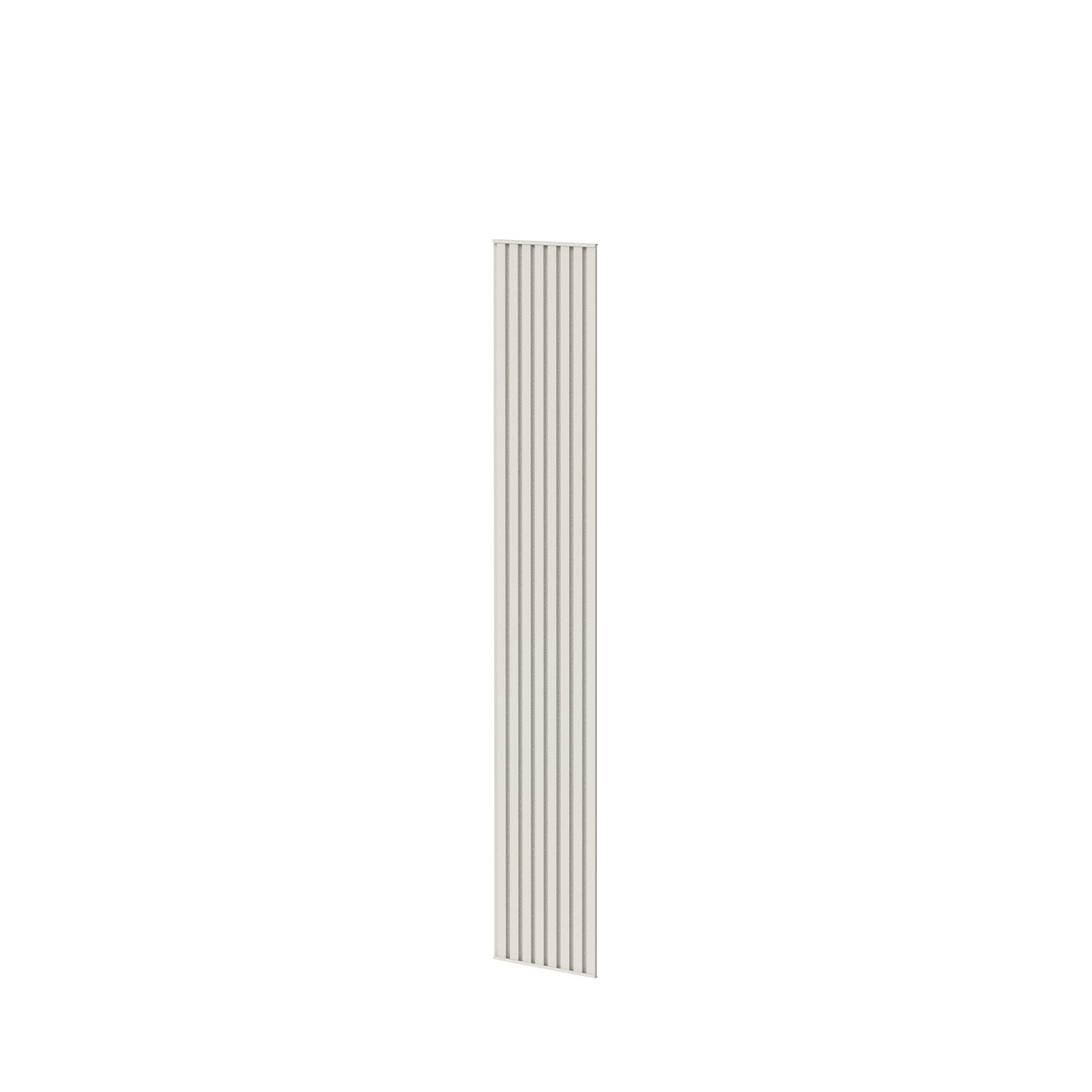 Homedock Painel Ripado Modular Aden 48 cm - Off White Fosco Província