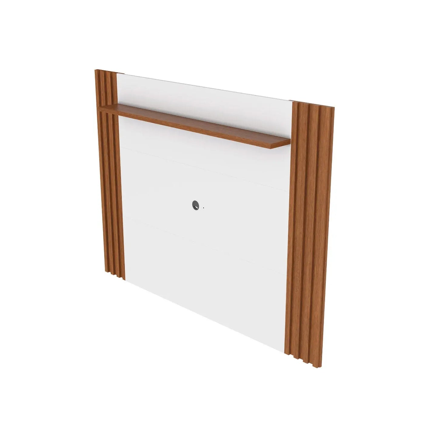 Homedock Painel para TV Allure 180 cm - Natural c/ Branco Gloss Moveis