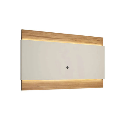Homedock Painel para TV New Lincoln 217 cm - Cinamomo c/ Off White Fosco Móveis Provincia