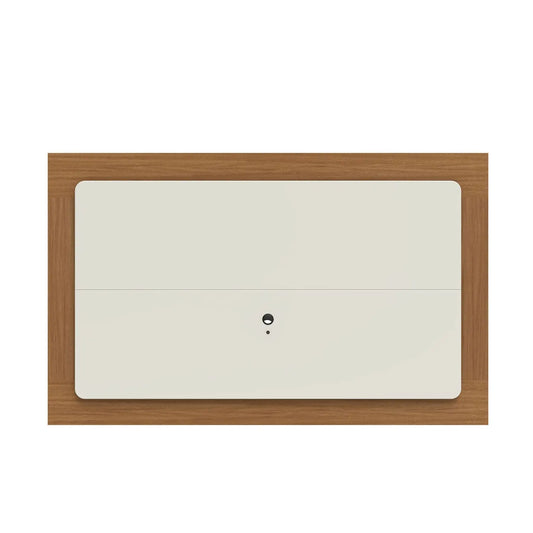 Homedock Painel para TV Oslo 217 cm - Natural c/ Off White Gloss Móveis Província