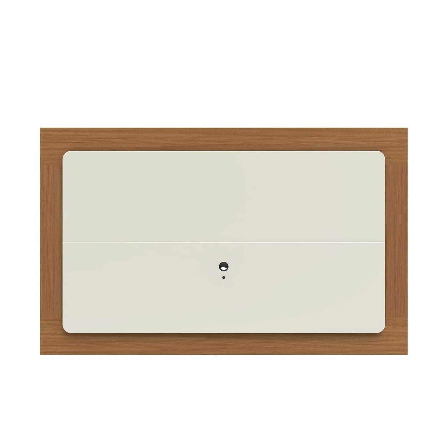 Homedock Painel para TV Oslo 217 cm - Natural c/ Off White Gloss Móveis Província