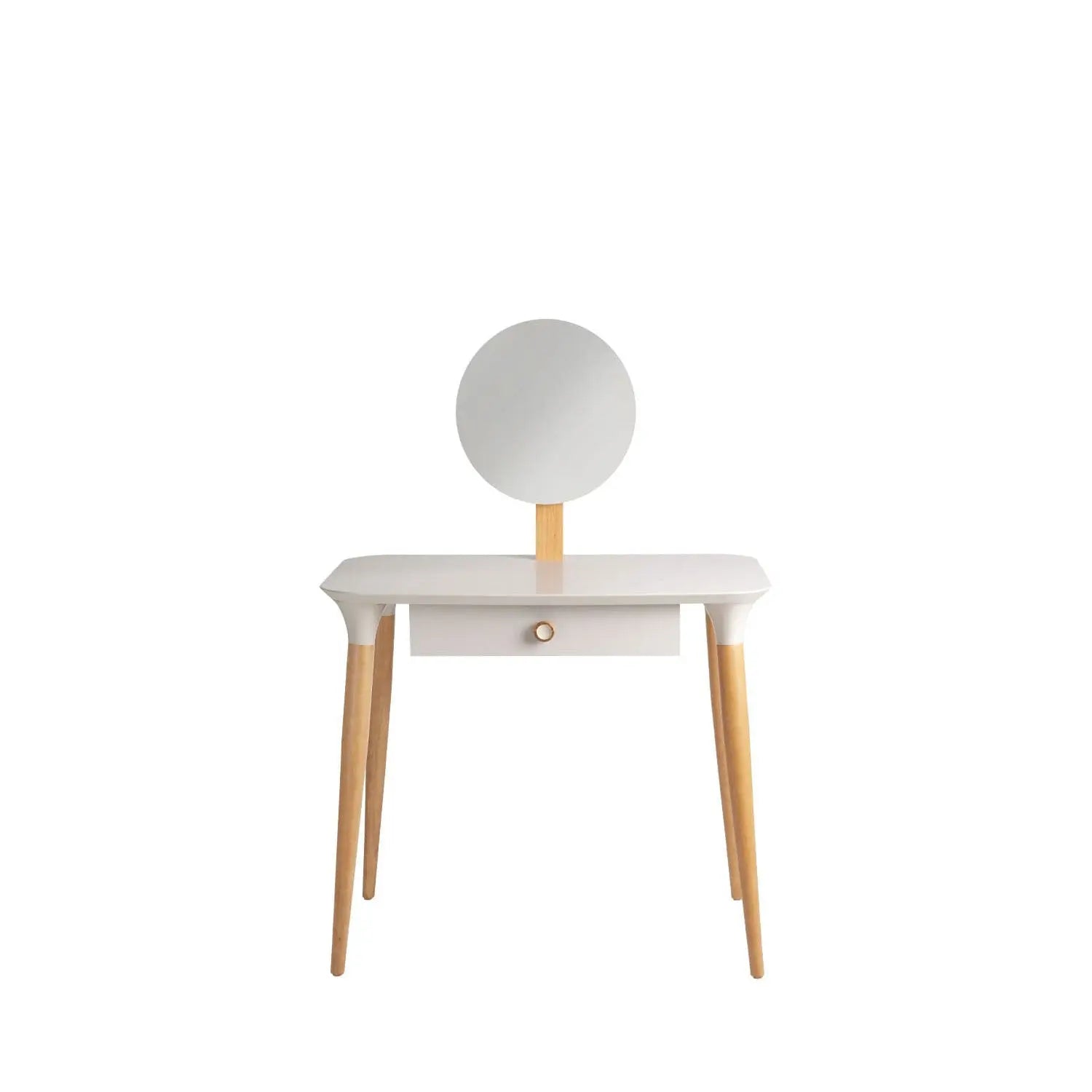 Homedock Penteadeira Drop 90 cm - Cinamomo Off-White Fosco Moveis