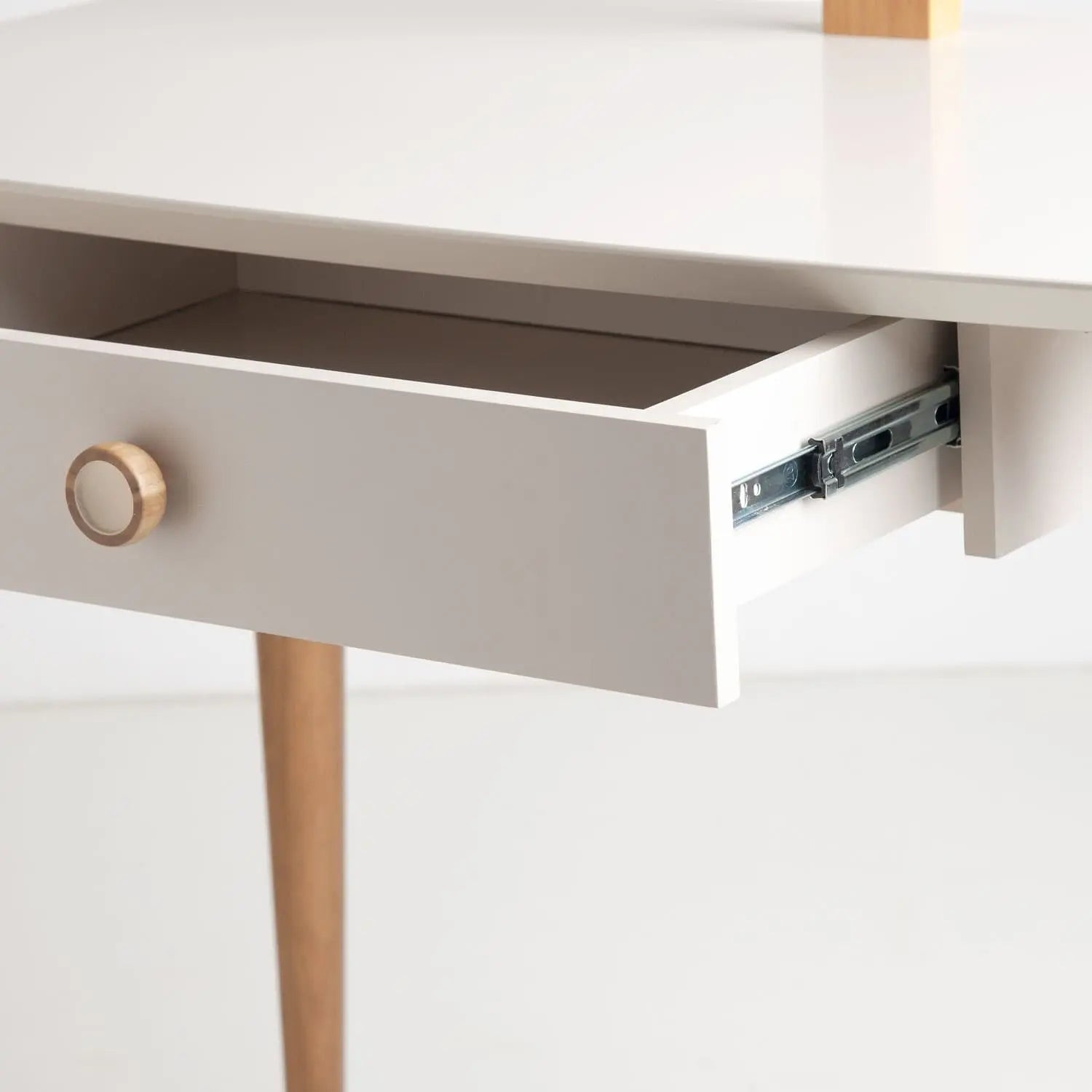 Homedock Penteadeira Drop 90 cm - Cinamomo Off-White Fosco Moveis