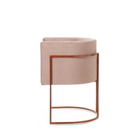 Homedock Poltrona Petra Rosé - Cobre Higor