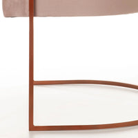 Homedock Poltrona Petra Rosé - Cobre Higor