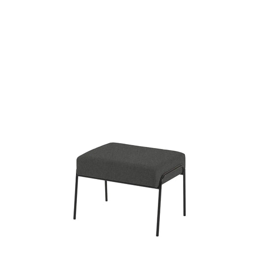 Homedock Puff Giulia 61 cm - Linho Mescla Chumbo Stúdio D