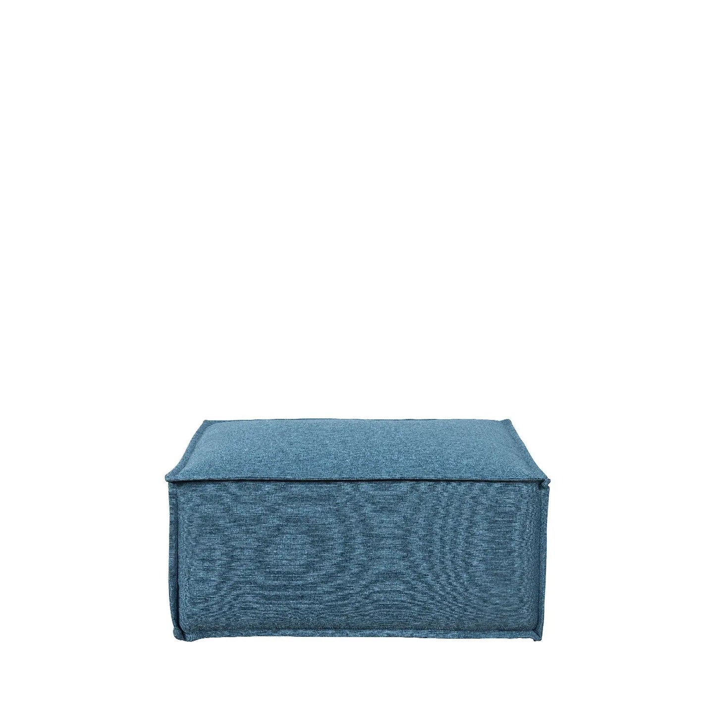 Homedock Puff Modular Freddo 80 cm - Linho Azul Safira Primorflex