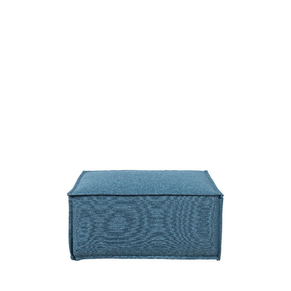 Homedock Puff Modular Freddo 80 cm - Linho Azul Safira Primorflex