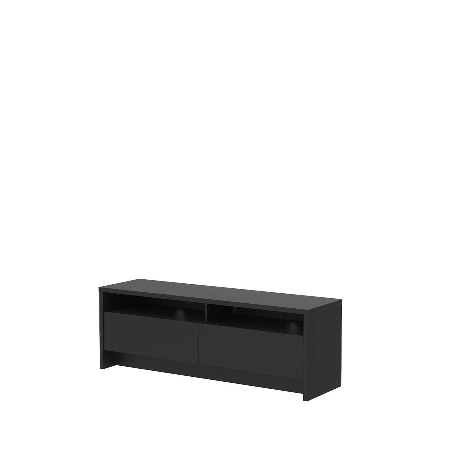 Homedock Rack Aspen 135 cm - Preto Fosco Móveis Província