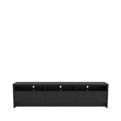 Homedock Rack Aspen 184 cm - Preto Fosco Móveis Província