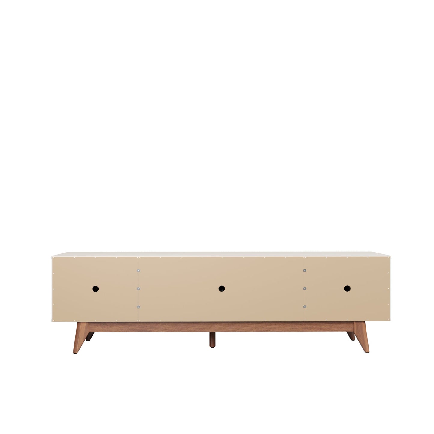 Homedock Rack Flynt 184 cm - Natural c/ Branco Fosco Móveis Provincia