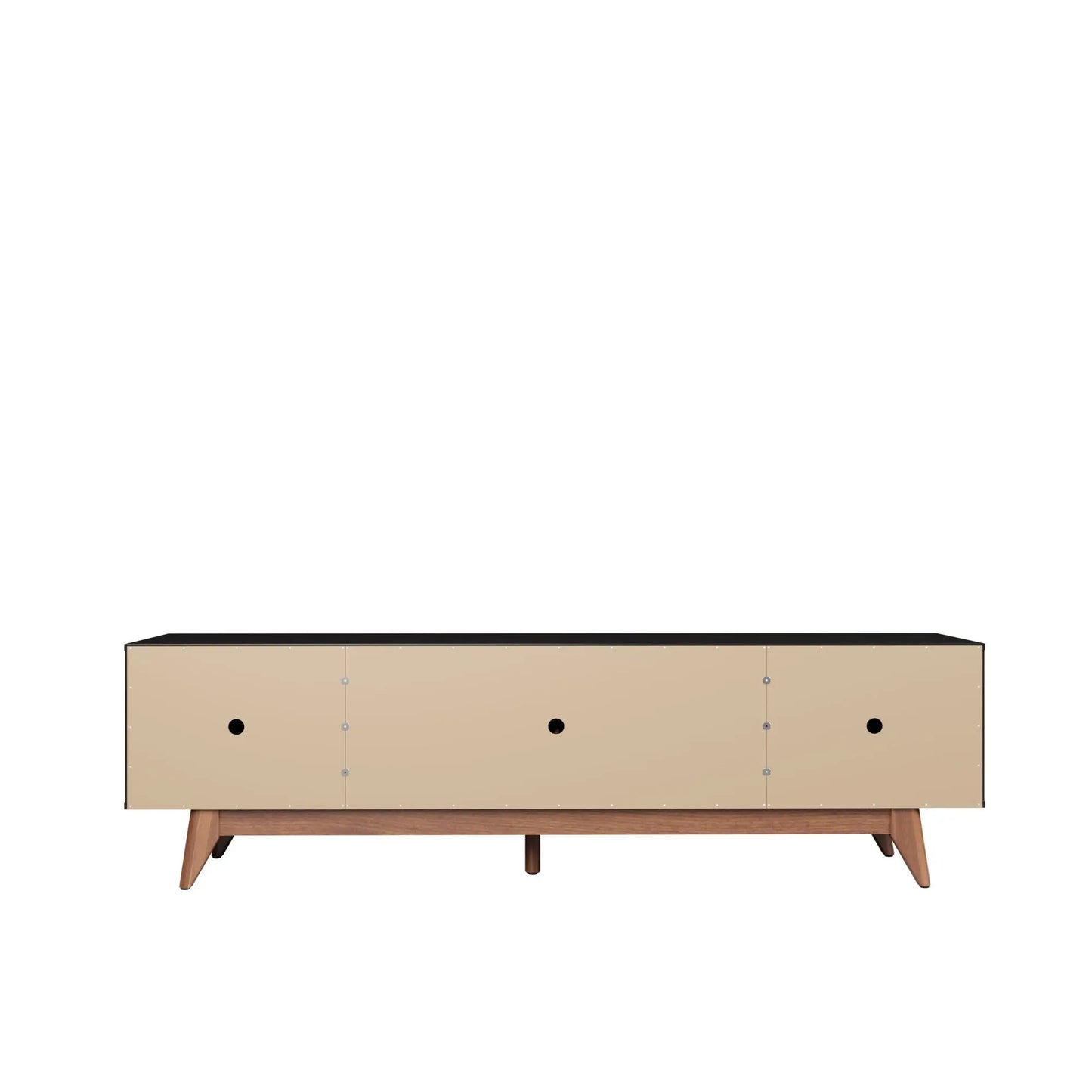 Homedock Rack Flynt 184 cm - Natural c/ Preto Touch Móveis Provincia