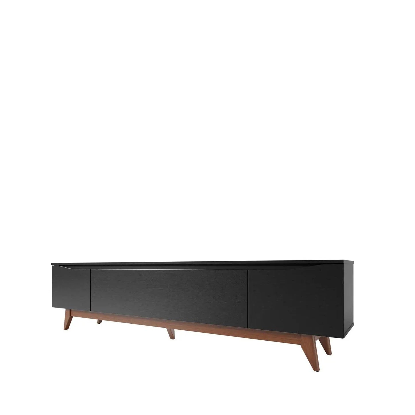 Homedock Rack Flynt 219 cm - Natural c/ Preto Touch Móveis Provincia