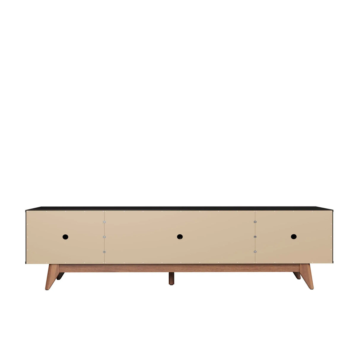 Homedock Rack Flynt 219 cm - Natural c/ Preto Touch Móveis Provincia