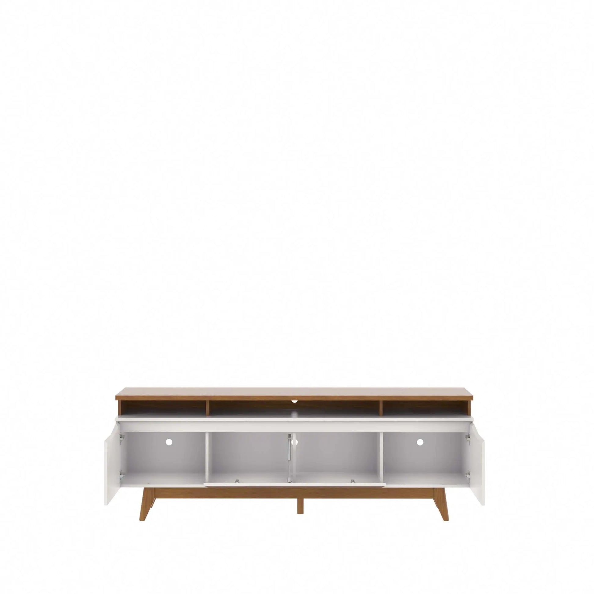 Homedock Rack Flynt ST 184 cm - Natural c/ Off White Móveis Provincia