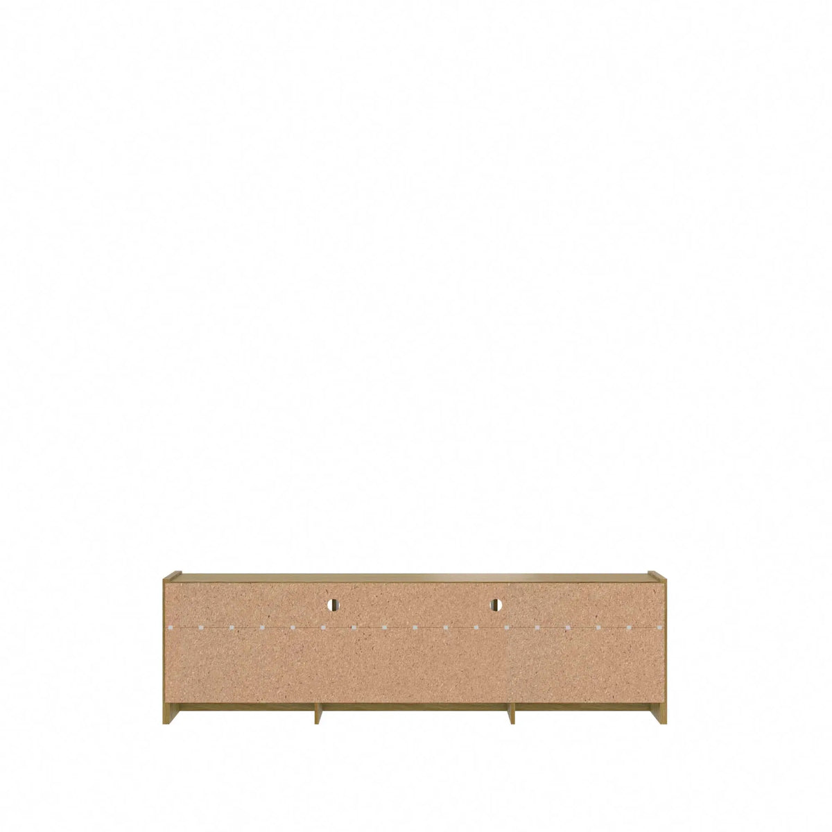 Homedock Rack Oslo 185 cm - Freijó c/ Off White Móveis Provincia