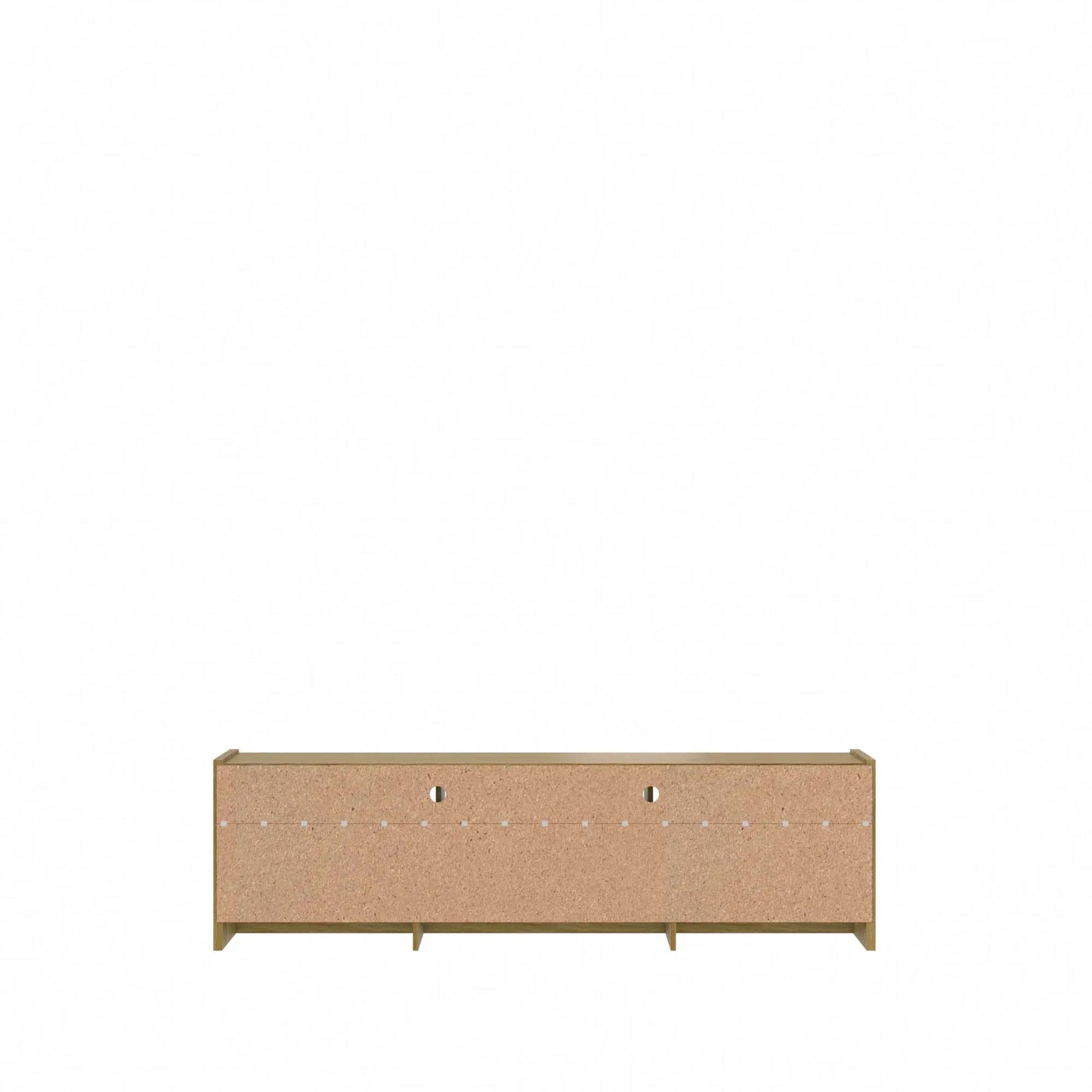 Homedock Rack Oslo 185 cm - Freijó c/ Off White Móveis Provincia