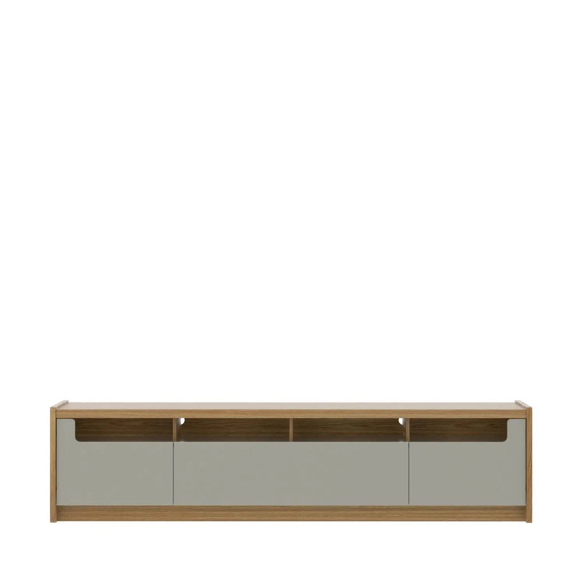 Homedock Rack Oslo 220 cm - Freijó c/ Grigio Móveis Provincia