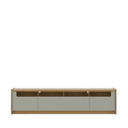 Homedock Rack Oslo 220 cm - Freijó c/ Grigio Móveis Provincia